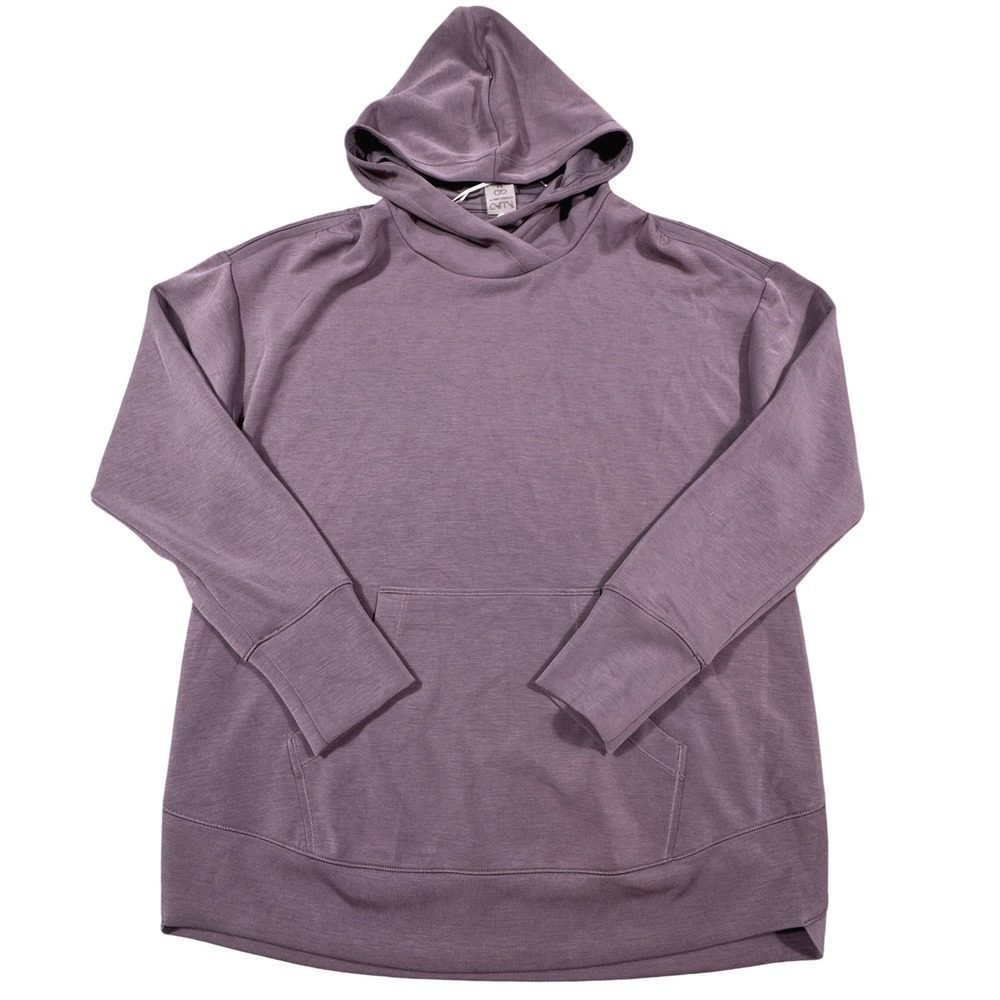 CALIA by Carrie Underwood Womens Medium Purple Modal Blend Hoodie Sweatshirt